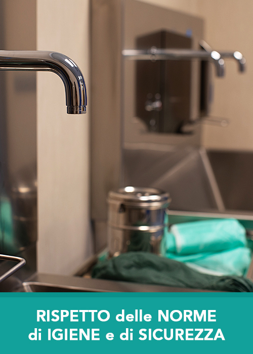 rispetto delle norme igieniche di sicurezza