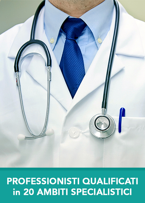 professionisti qualificati in oltre 20 ambiti specialistici